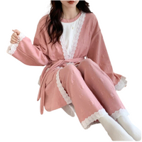 Pyjamas rose Confortables et Élégants pour Futures Mamans