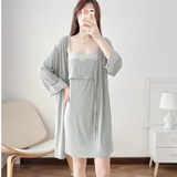 Pyjamas de Grossesse en Tissu Modal Doux pour Femmes Enceintes et Allaitantes