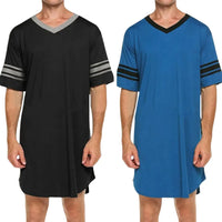 Découvrez le confort ultime et le style décontracté avec nos&nbsp;Vêtements de Maison à Manches Courtes et Col en V pour Hommes. Parfaits pour les journées de détente à la maison ou pour des nuits paisibles, ces vêtements de nuit sont conçus pour allier élégance et Confort.