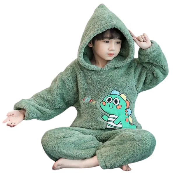 Découvrez notre collection de pyjamas pour enfants caractérisée par des motifs d'ours cartoon qui captivent l'imagination. Ces ensembles, conçus pour le confort et le style, sont faits en flanelle chaude et en polaire coral, offrant ainsi une douceur inégalée. Avec des tailles disponibles pour les enfants de 1 à 14 ans, ces pyjamas sont parfaits pour les soirées de détente et les moments de jeu avant le coucher.